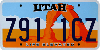 UT license plate Z911CZ