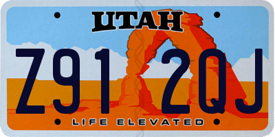 UT license plate Z912QJ