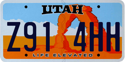 UT license plate Z914HH