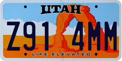 UT license plate Z914MM