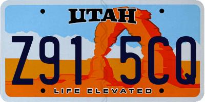 UT license plate Z915CQ
