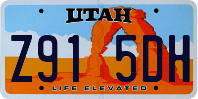 UT license plate Z915DH