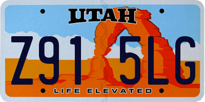 UT license plate Z915LG