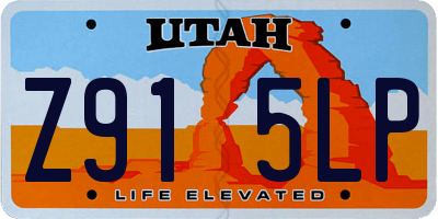UT license plate Z915LP