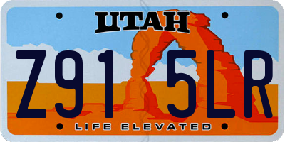 UT license plate Z915LR