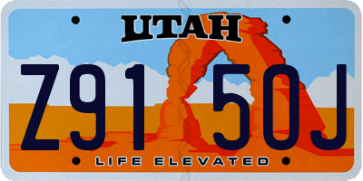 UT license plate Z915OJ