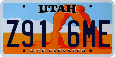 UT license plate Z916ME
