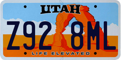 UT license plate Z928ML