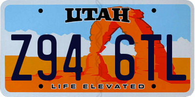 UT license plate Z946TL