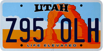 UT license plate Z950LH