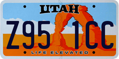 UT license plate Z951CC