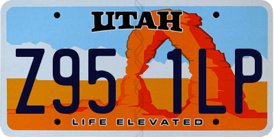 UT license plate Z951LP