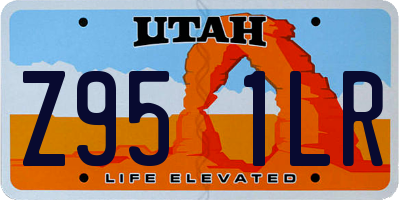 UT license plate Z951LR