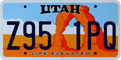 UT license plate Z951PQ