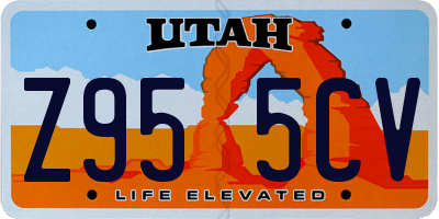 UT license plate Z955CV