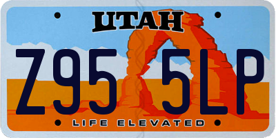 UT license plate Z955LP