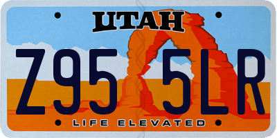 UT license plate Z955LR