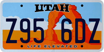 UT license plate Z956DZ