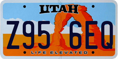 UT license plate Z956EQ