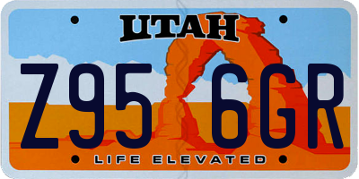 UT license plate Z956GR