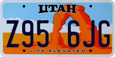 UT license plate Z956JG