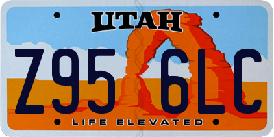 UT license plate Z956LC