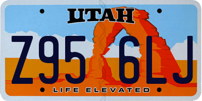 UT license plate Z956LJ
