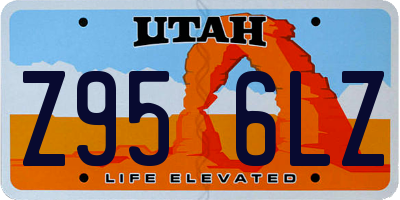 UT license plate Z956LZ