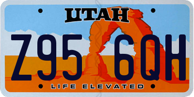 UT license plate Z956QH