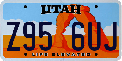 UT license plate Z956UJ
