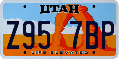 UT license plate Z957BP
