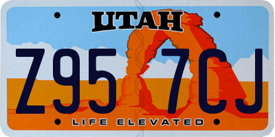 UT license plate Z957CJ
