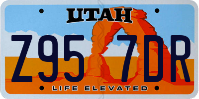 UT license plate Z957DR