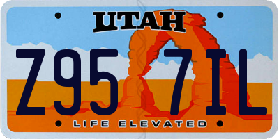 UT license plate Z957IL
