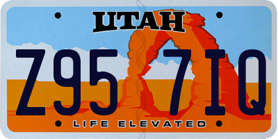 UT license plate Z957IQ