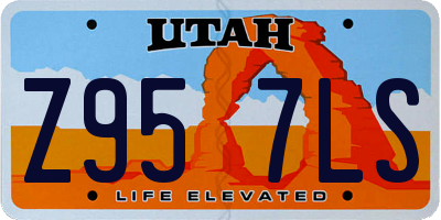 UT license plate Z957LS