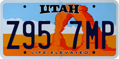 UT license plate Z957MP