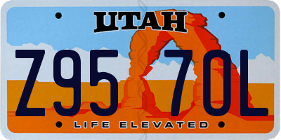 UT license plate Z957OL