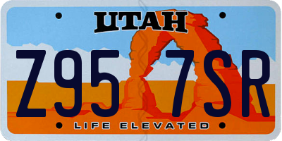 UT license plate Z957SR