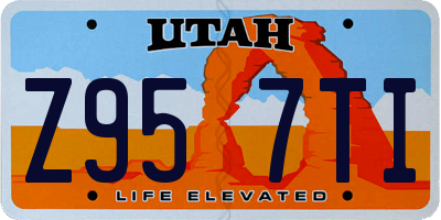 UT license plate Z957TI