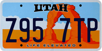 UT license plate Z957TP