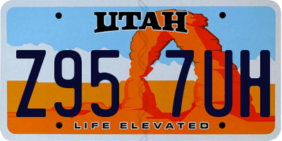 UT license plate Z957UH
