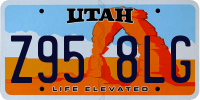 UT license plate Z958LG