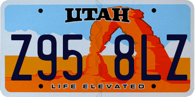 UT license plate Z958LZ