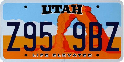 UT license plate Z959BZ