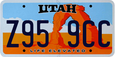 UT license plate Z959CC