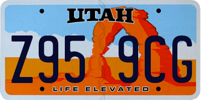 UT license plate Z959CG