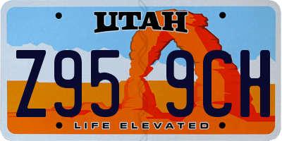 UT license plate Z959CH