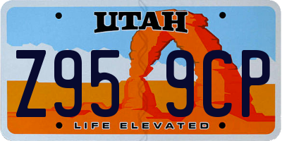 UT license plate Z959CP
