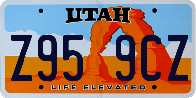 UT license plate Z959CZ